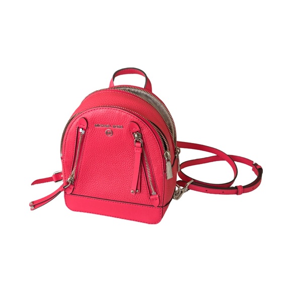 1 HOUR Sale!! Authentic Michael Kors Brooklyn Mini Adjustable Backpack - Picture 3 of 10